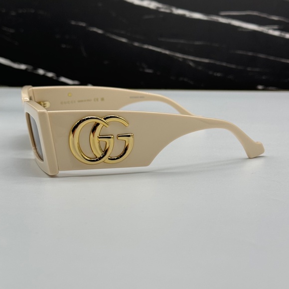 NEW GG1425S 004 GUCCI YELLOW BROWN SQUARE WOMEN SUNGLASSES main image 6